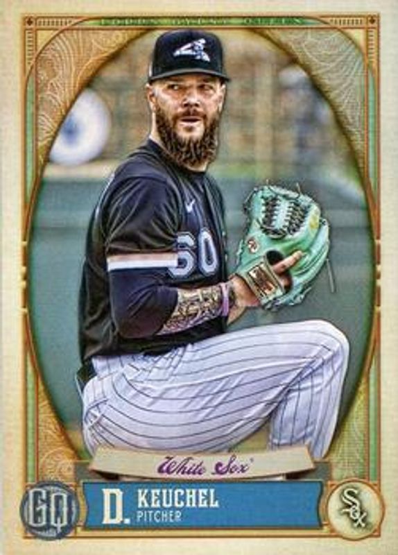 Dallas Keuchel 2021 Topps Gypsy Queen #180 Team Script Font Swap RAW
