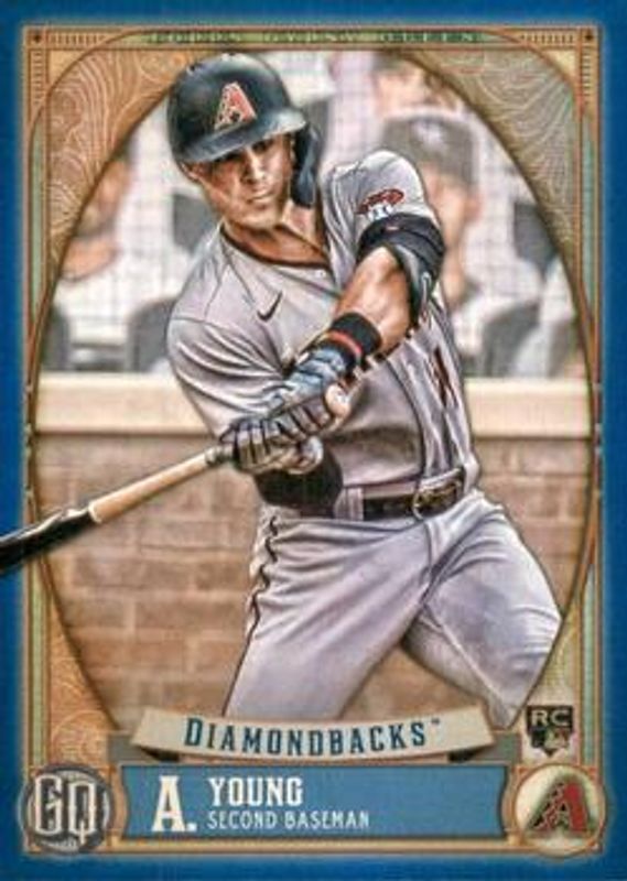 Andy Young 2021 Topps Gypsy Queen #259 Black & White /50 Rookie RAW