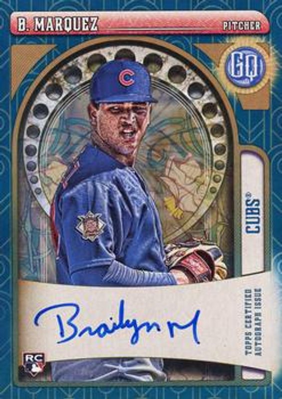 Brailyn Marquez 2021 Topps Gypsy Queen #GQA-BM Autographs - Blue /99 Rookie RAW
