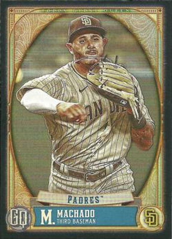 Manny Machado 2021 Topps Gypsy Queen #91 Black /1 RAW