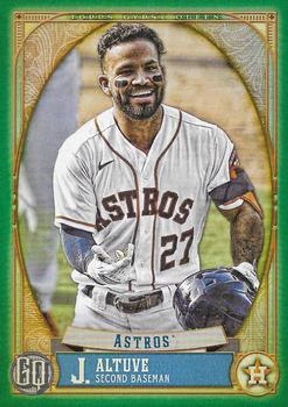Jose Altuve 2021 Topps Gypsy Queen #20 Green RAW