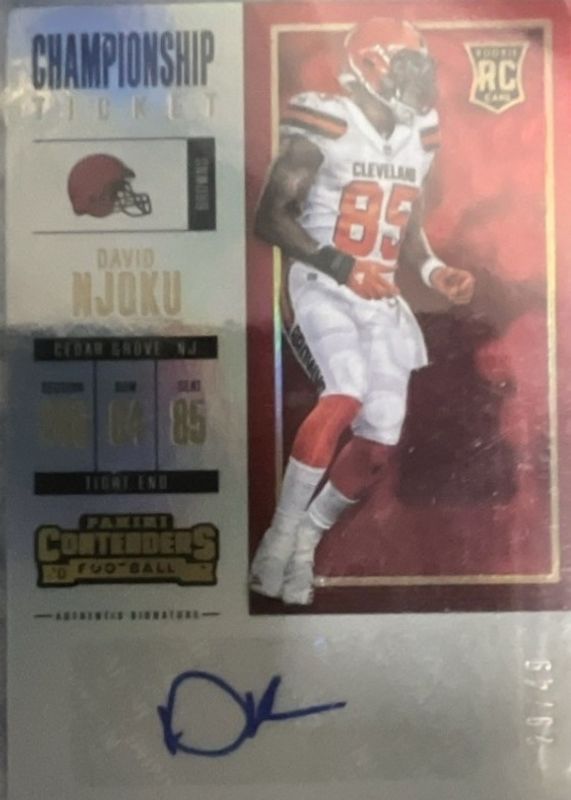 2017 Contenders #114 Rookie Ticket Auto - Championship Ticket (/49)