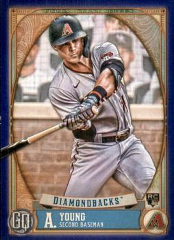 Andy Young 2021 Topps Gypsy Queen #259 Indigo /250 Rookie RAW