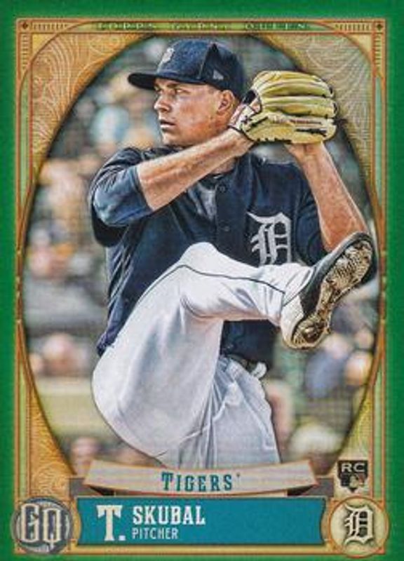 Tarik Skubal 2021 Topps Gypsy Queen #42 Green Rookie RAW