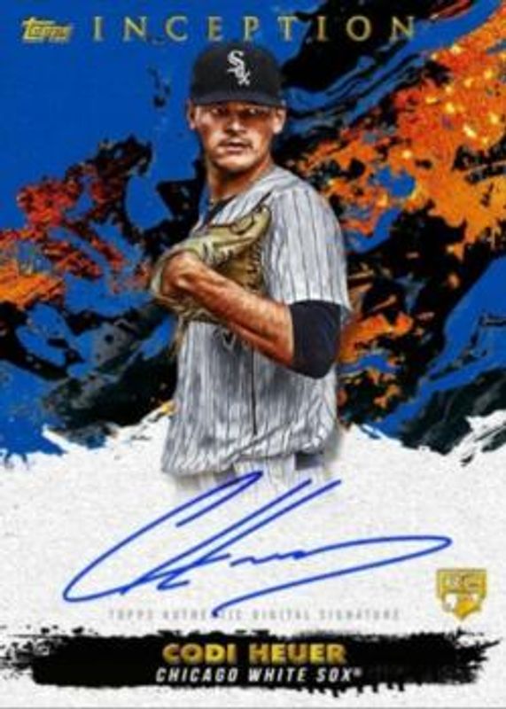 2021 Topps Inception #RESA-CH Rookie & Emerging Star Autographs - Blue /25