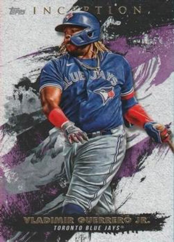 Aaron Judge / Bobby Witt Jr. / Vladimir Guerrero Jr. 2021 Topps Inception #58 Base RAW