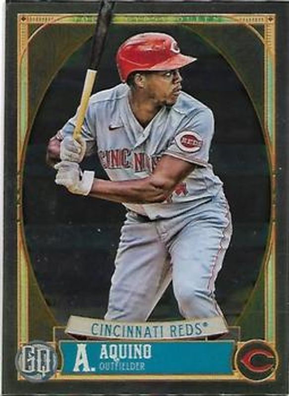Aristides Aquino 2021 Topps Gypsy Queen #131 Chrome Box Topper RAW