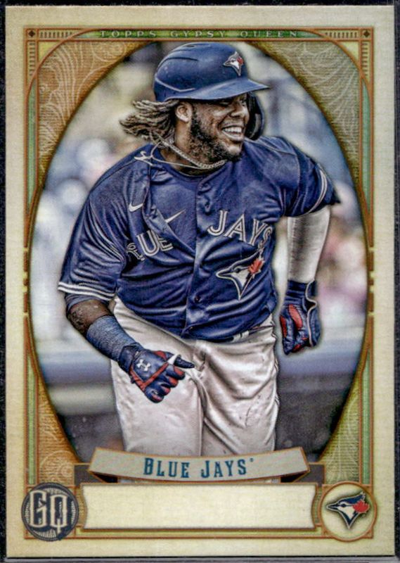 Aaron Judge / Bobby Witt Jr. / Vladimir Guerrero Jr. 2021 Topps Gypsy Queen #198 Missing Nameplate RAW