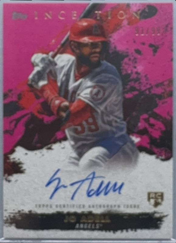Jo Adell 2021 Topps Inception #RESA-JA Rookie & Emerging Star Autographs - Magenta /99 RAW