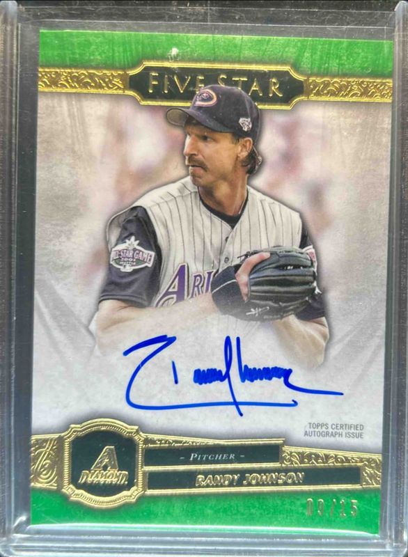 Randy Johnson 2021 Topps Five Star #FSA-RRL Green /15 RAW
