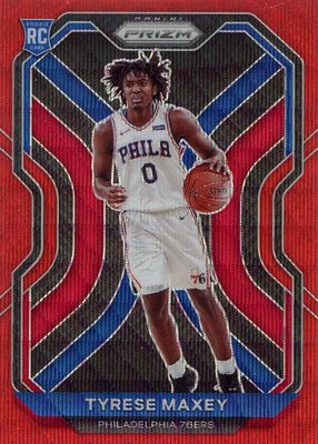 TYRESE MAXEY PSA 10 2020 PANINI PRIZM #256 FAST BREAK ROOKIE