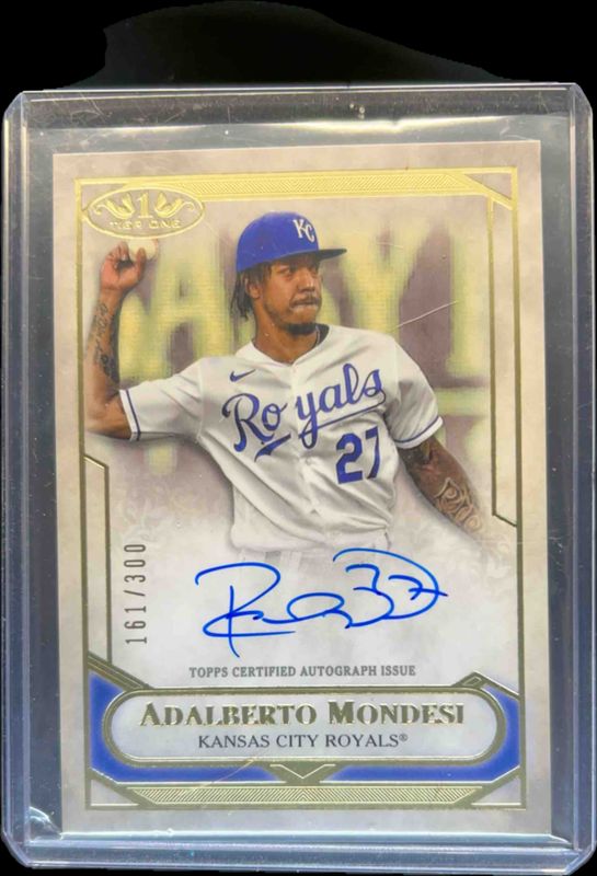 Adalberto Mondesi 2021 Topps Tier One #T1TA-AMO Talent Autographs /250 RAW