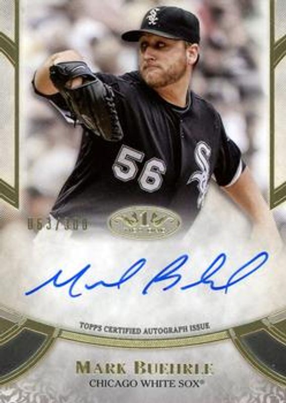 Mark Buehrle 2021 Topps Tier One #PPA-MBU Prime Performers Autographs /300 RAW