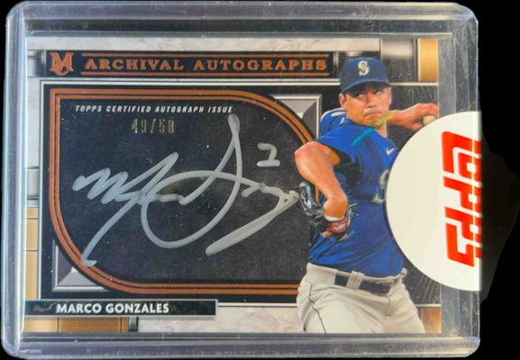 2021 Topps Museum Collection #AA-MG Archival Autographs - Copper /50