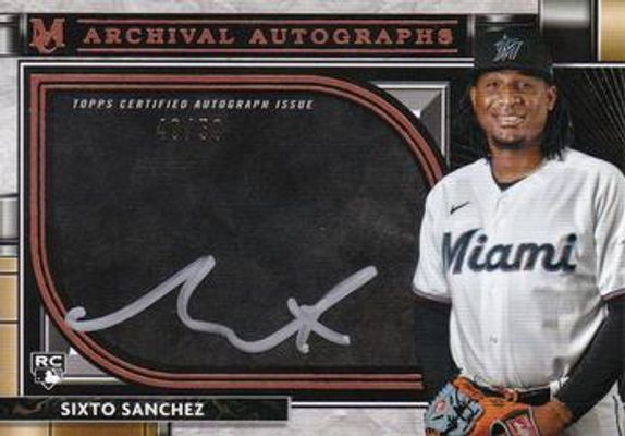 2021 Topps Museum Collection #AA-SSA Archival Autographs - Copper /50