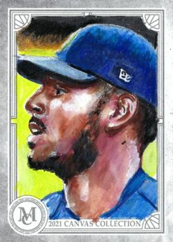 Kyle Lewis 2021 Topps Museum Collection Canvas Collection Originals /1 RAW