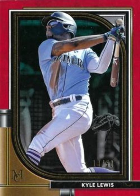 Kyle Lewis 2021 Topps Museum Collection #61 Ruby /50 RAW