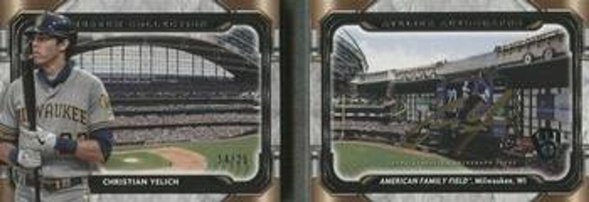 Christian Yelich 2021 Topps Museum Collection #AABC-CY Atelier Autographed Book /25 RAW