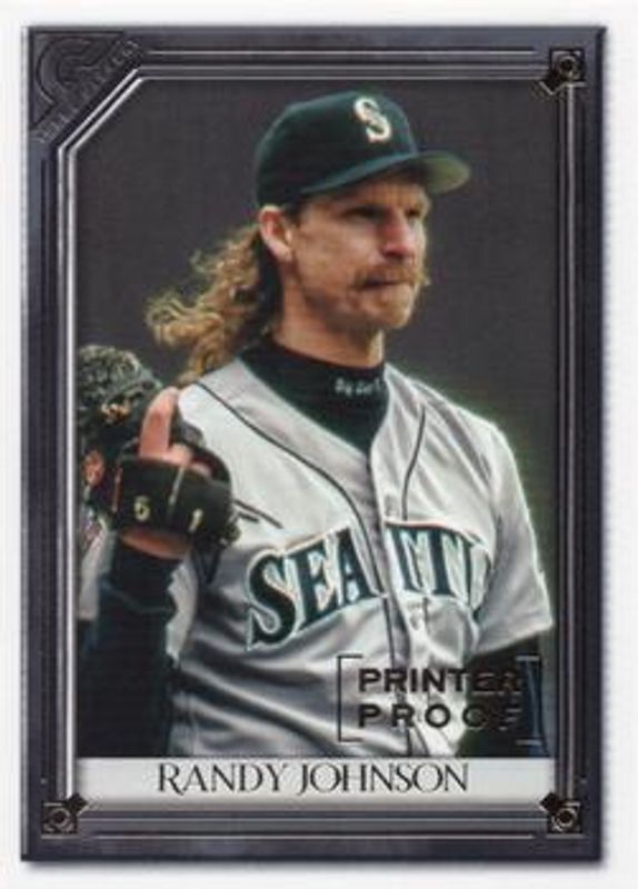 Randy Johnson 2021 Topps Gallery #160 Printer Proof RAW