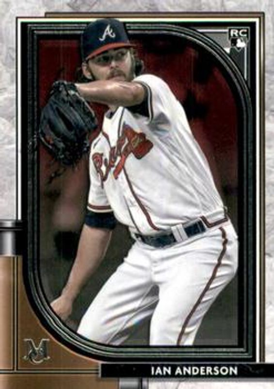 Ian Anderson 2021 Topps Museum Collection #100 Base Rookie RAW