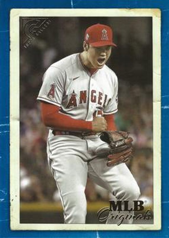 Shohei Ohtani 2021 Topps Gallery #MO-5 MLB Originals - Blue /99 RAW