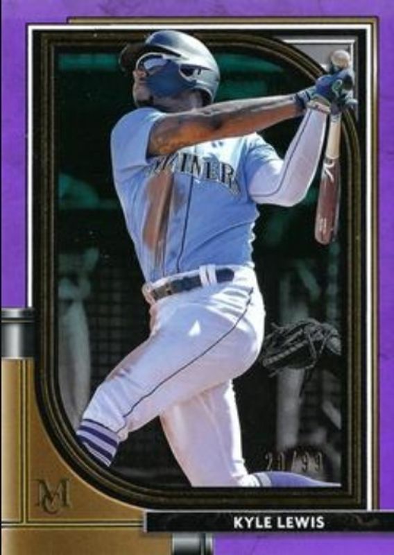Kyle Lewis 2021 Topps Museum Collection #61 Amethyst /99 RAW