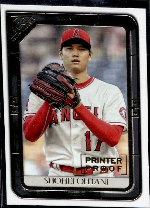 Shohei Ohtani 2021 Topps Gallery #96 Printer Proof RAW