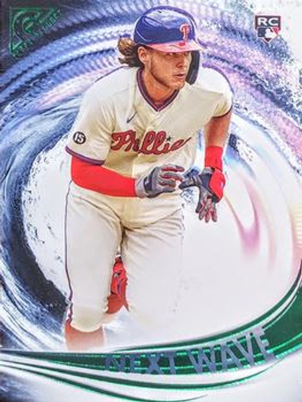 Alec Bohm 2021 Topps Gallery #NW-3 Next Wave - Green /250 Rookie RAW