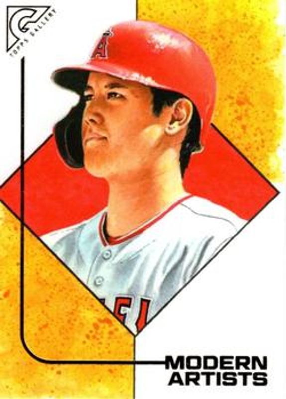 Shohei Ohtani 2021 Topps Gallery #MA-18 Modern Artists RAW