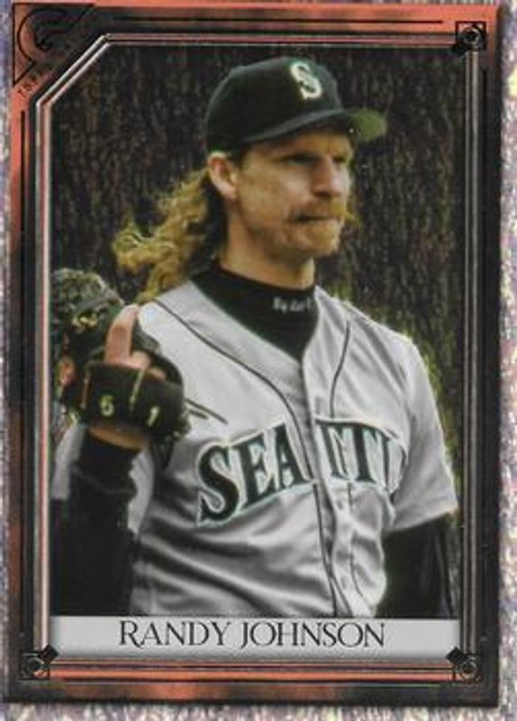 Randy Johnson 2021 Topps Gallery #160 Orange Pattern /10 RAW