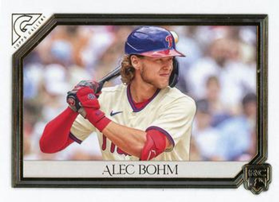 Alec Bohm 2021 Topps Gallery #122 Base Rookie RAW