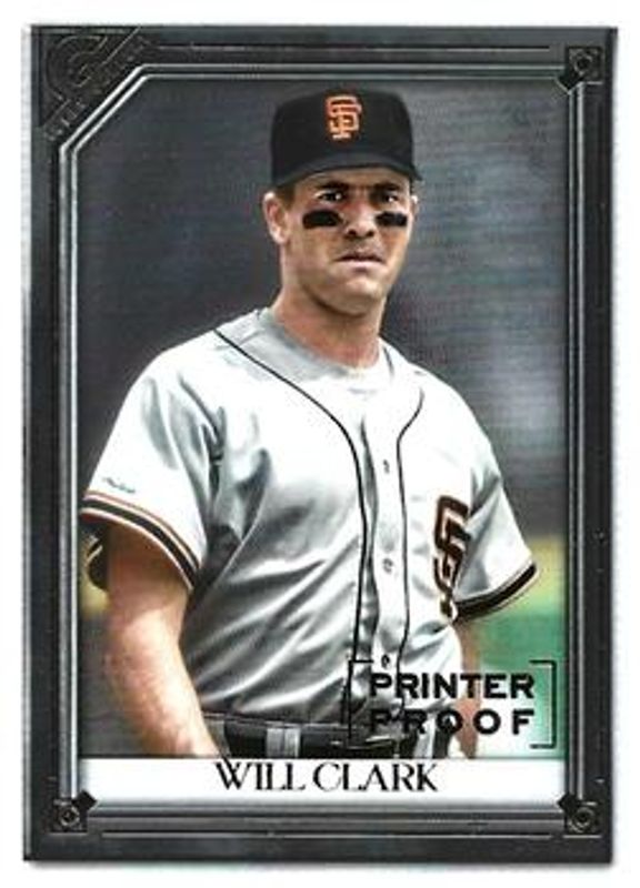 Will Clark 2021 Topps Gallery #143 Printer Proof RAW