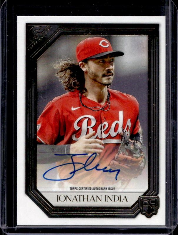 Jonathan India 2021 Topps Gallery #RA-JI Rookies Autographs RAW