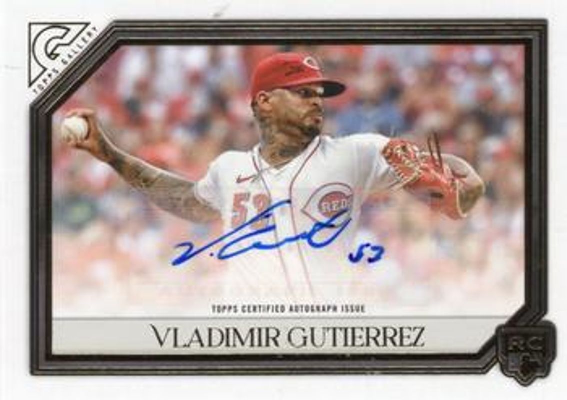 2021 Topps Gallery #RA-VG Rookies Autographs