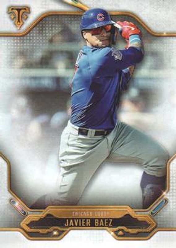 Javier Baez 2020 Topps Triple Threads #20 Base RAW