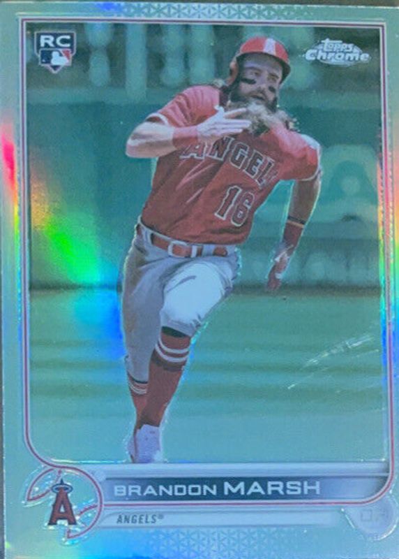 Brandon Marsh 2022 Topps Chrome Sonic #133 Image Variation Rookie PSA 10