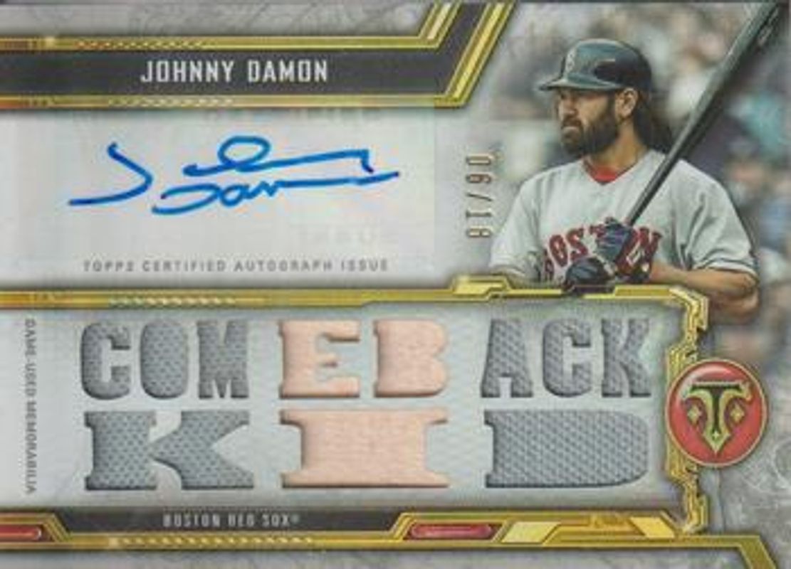 2020 Topps Triple Threads #TTAR-JDA2 Autographs Relics /18