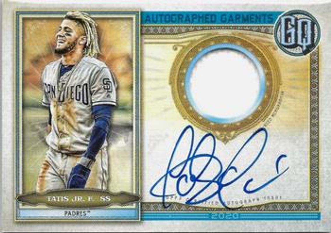 Fernando Tatis Jr. 2020 Topps Gypsy Queen #AG-FTJ Autographs Garments /50 RAW