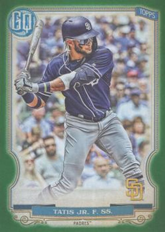Fernando Tatis Jr. 2020 Topps Gypsy Queen #104 Green RAW