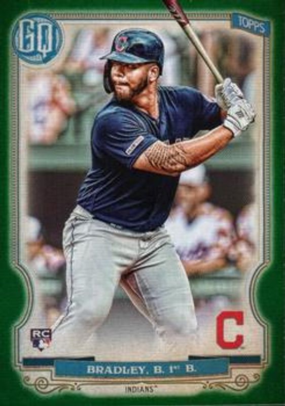 Bobby Bradley 2020 Topps Gypsy Queen #70 Green Rookie RAW