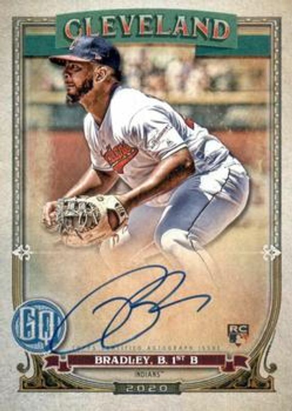 Bobby Bradley 2020 Topps Gypsy Queen #GQA-BB Autographs Rookie RAW