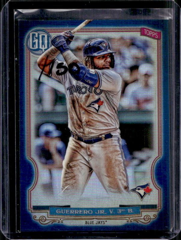 Aaron Judge / Bobby Witt Jr. / Vladimir Guerrero Jr. 2020 Topps Gypsy Queen #48 Blue /150 RAW