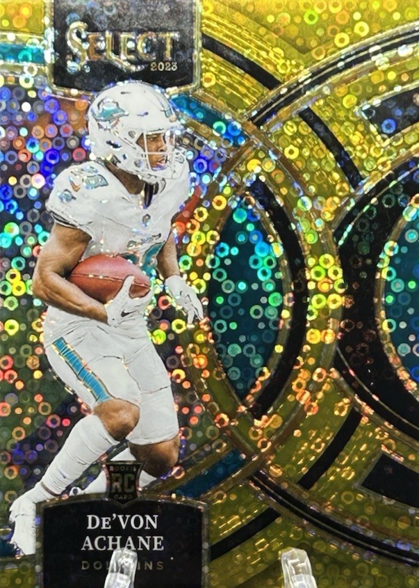 De'Von Achane 2023 Select #176 Premier Level Gold /10 Price Guide