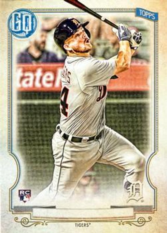 Jake Rogers 2020 Topps Gypsy Queen #225 Missing Nameplate RAW