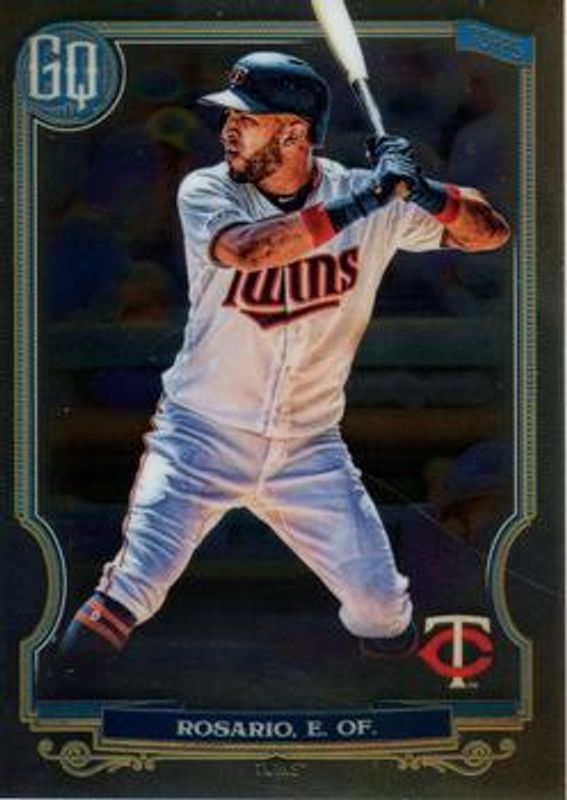 Eddie Rosario 2020 Topps Gypsy Queen #190 Chrome Box Toppers RAW
