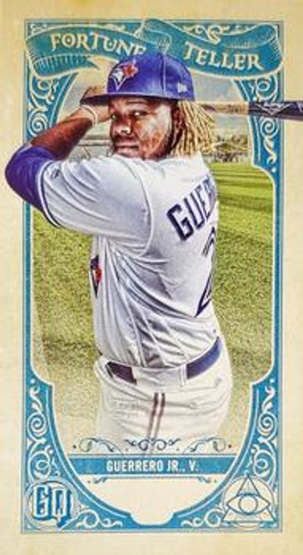 Aaron Judge / Bobby Witt Jr. / Vladimir Guerrero Jr. 2020 Topps Gypsy Queen #FTM-11 Fortune Teller Minis - Indigo /250 RAW