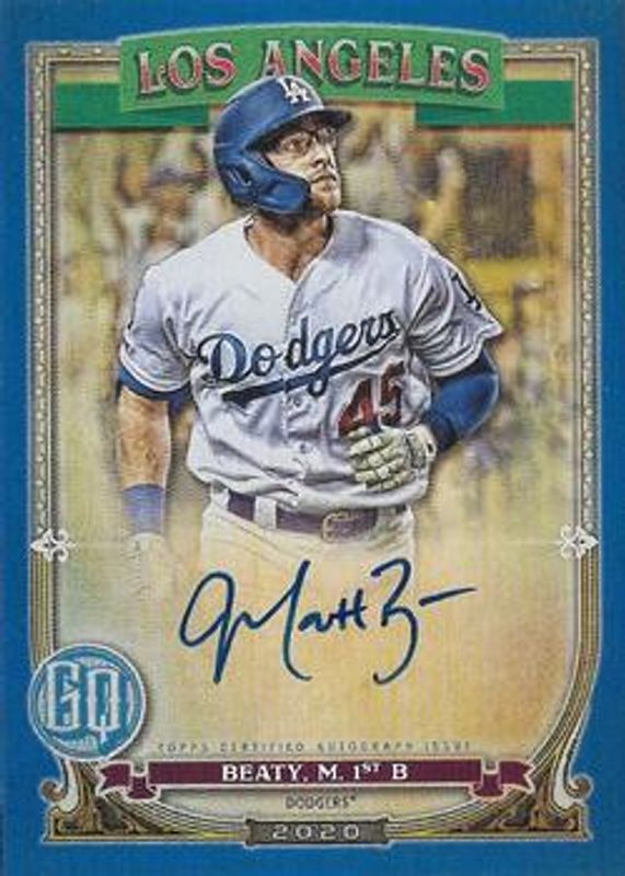 2020 Topps Gypsy Queen #GQA-MBE Autographs - Blue /99