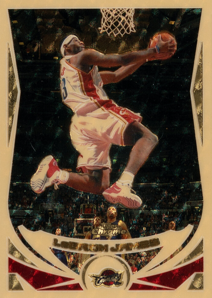 LeBron James 2004 Topps Chrome #23 Superfractor /1 Price