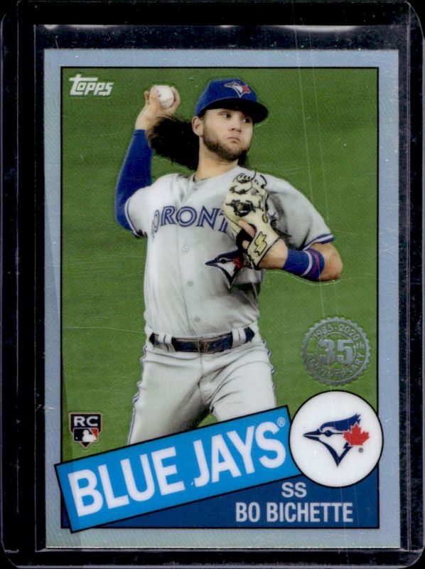 Bo Bichette 2020 Topps Chrome Ben Baller Edition #85TC-2 1985 Topps Baseball Rookie RAW