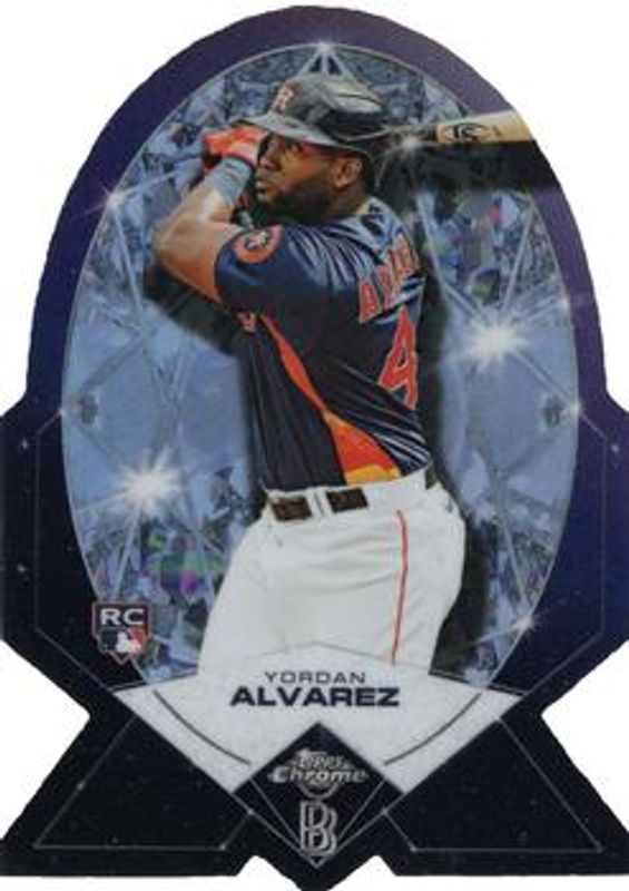Yordan Alvarez 2020 Topps Chrome Ben Baller Edition #BDC-13 Ben's Diamonds die-cut Rookie RAW